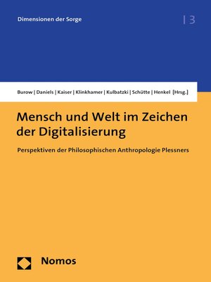 cover image of Mensch und Welt im Zeichen der Digitalisierung